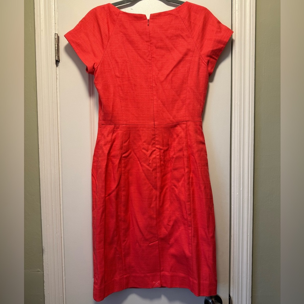 J. Crew Vibrant Red Midi Dress - Picture 4 of 4